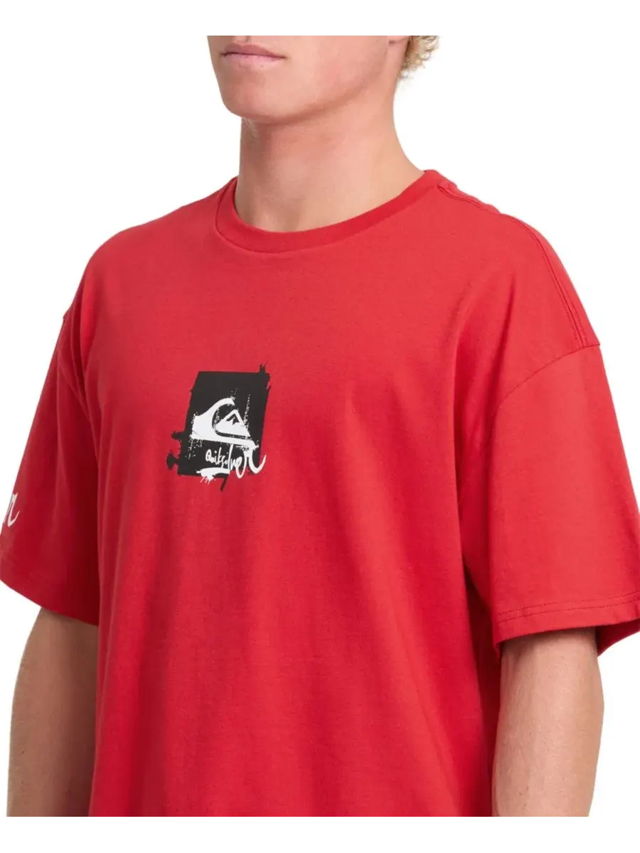 Футболка свободного кроя Young Guns Echo Quiksilver — изображение 4 из 6, зеленый