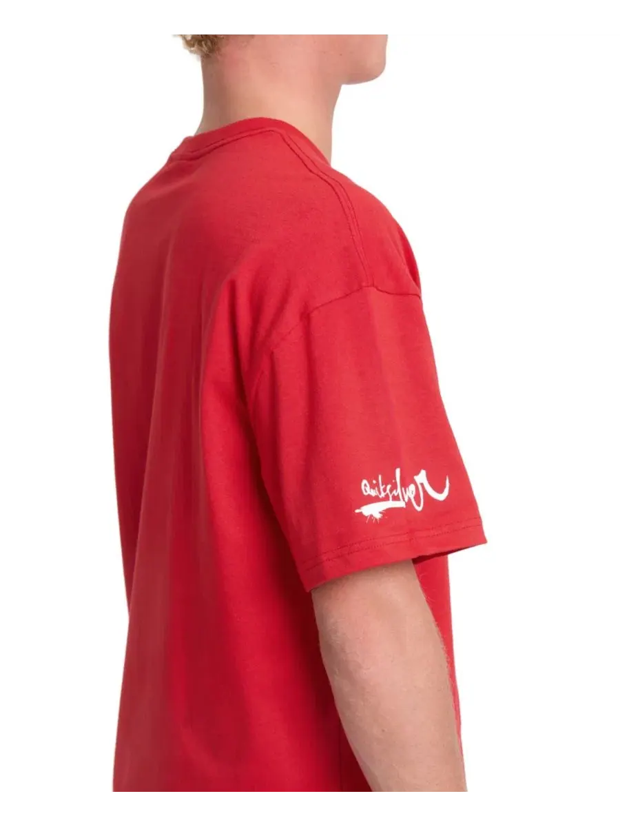 Футболка свободного кроя Young Guns Echo Quiksilver — изображение 5 из 6, зеленый