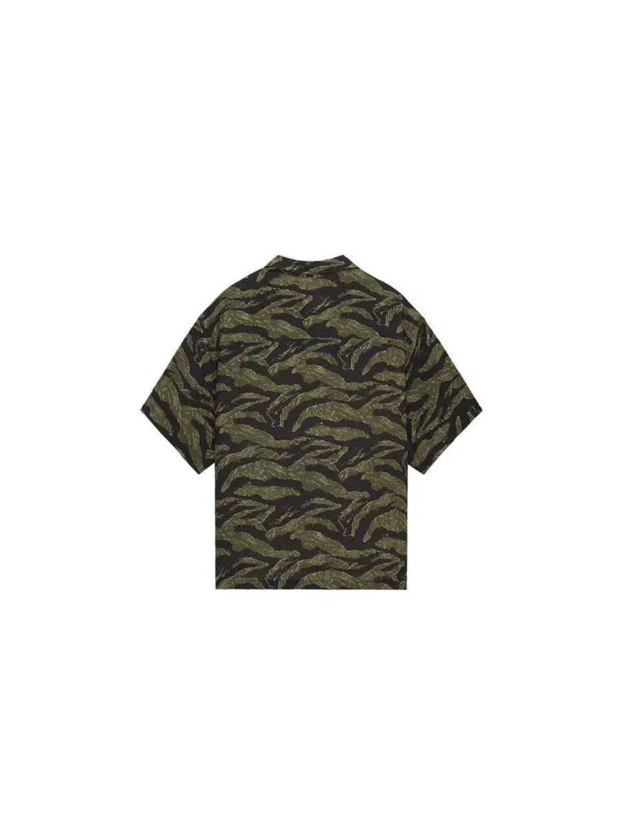 Мужская рубашка свободного кроя с камуфляжным принтом Alpha Industries — изображение 3 из 3, мульти