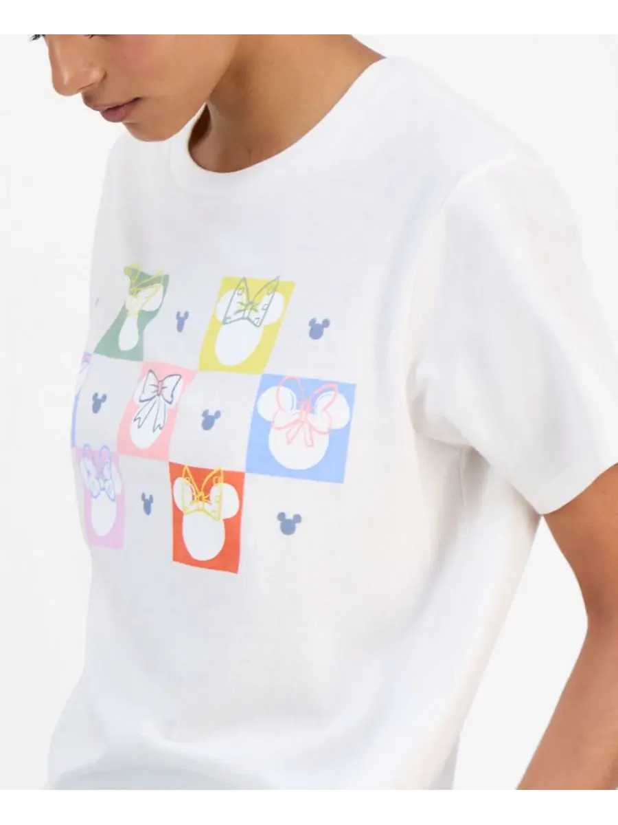 Футболка с принтом Minnie Front Graphic Disney — изображение 2 из 4, белый