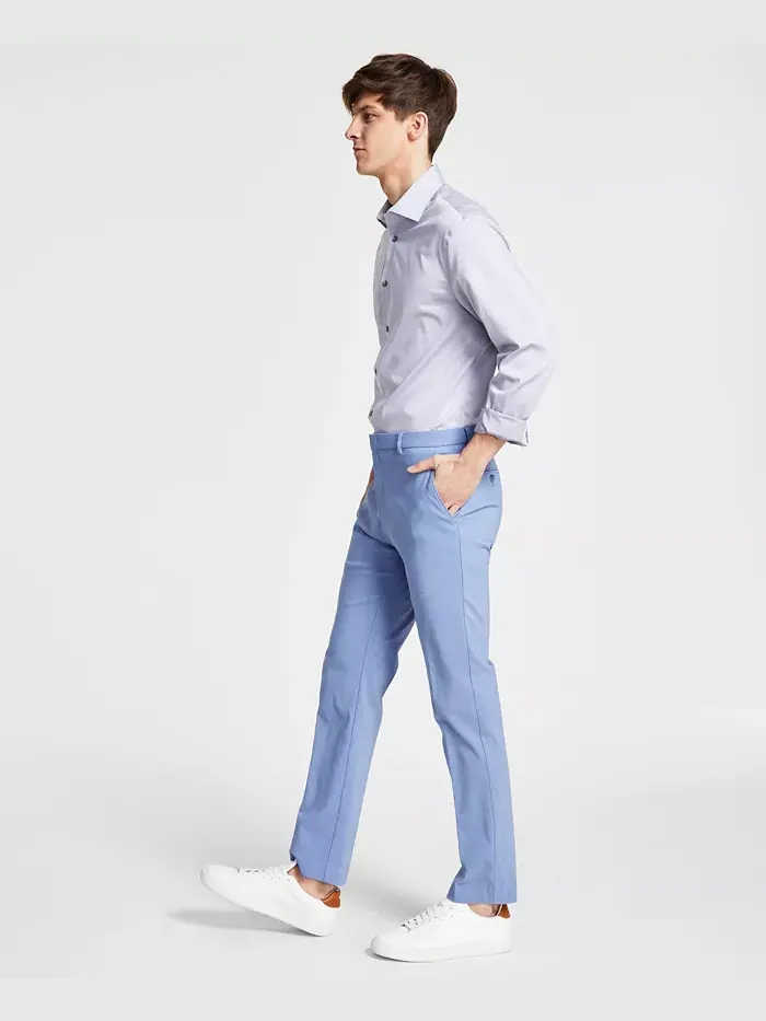 Мужские современные брюки TH Flex Stretch с эластичной тканью для комфорта Tommy Hilfiger