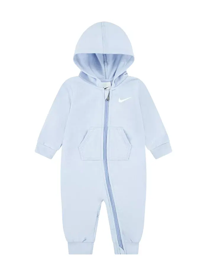 Комбинезон с капюшоном из велюра для мальчиков или девочек Essentials Nike — изображение 1 из 4, синий