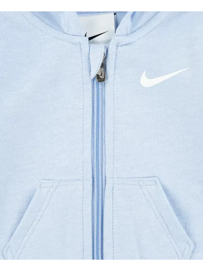 Комбинезон с капюшоном из велюра для мальчиков или девочек Essentials Nike — изображение 3 из 4, синий
