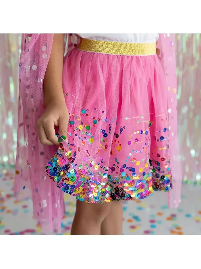 Юбка-пачка Raspberry Confetti для девочек Little and Big Girls Sweet Wink — 3