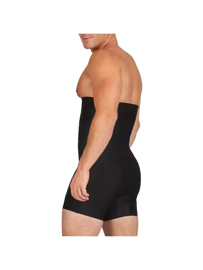 Мужские компрессионные шорты с высокой талией Ab Undershorts Instaslim — изображение 3 из 3, черный