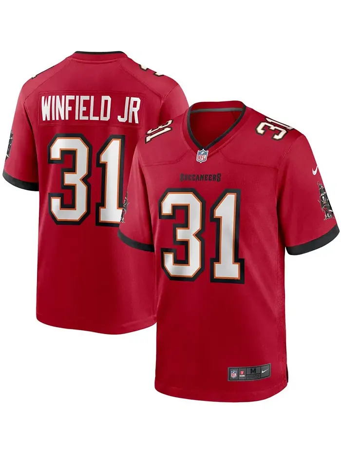 Мужская игровая футболка Antoine Winfield Jr. Tampa Bay Buccaneers Nike — изображение 1 из 5, красный