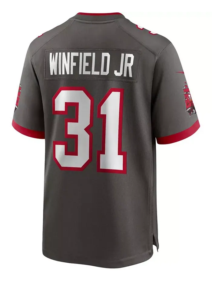 Мужская игровая футболка Antoine Winfield Jr. Tampa Bay Buccaneers Nike — изображение 5 из 5, красный