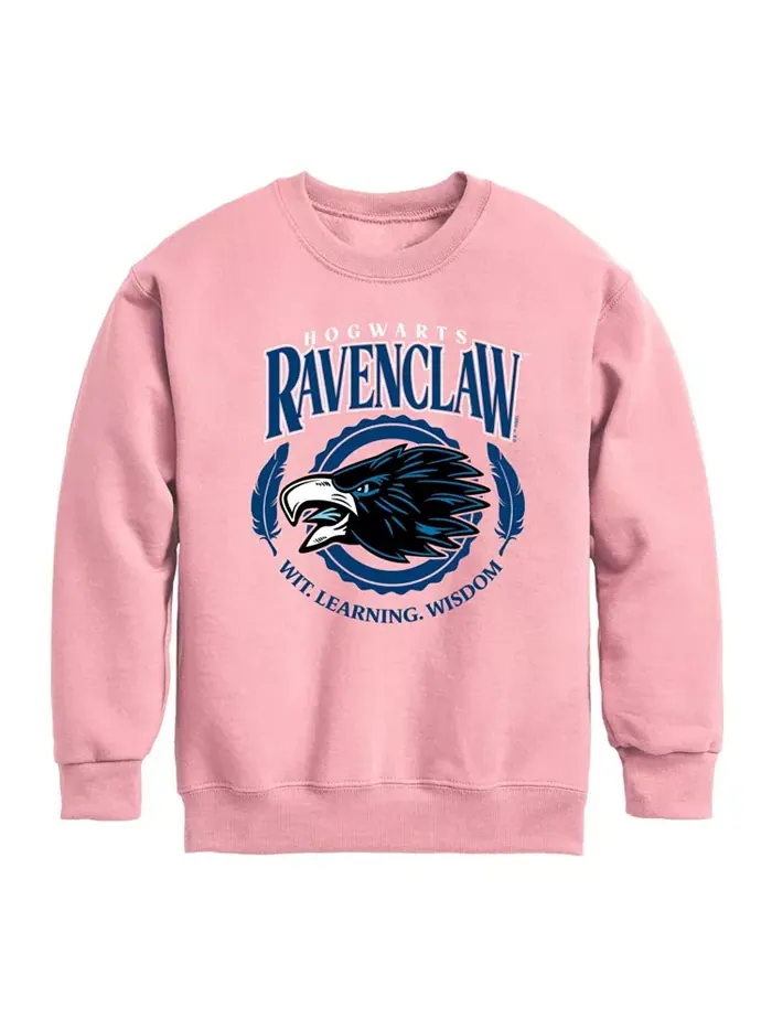 Футболка с рукавом реглан и принтом Ravenclaw для девочек постарше Harry Potter — изображение 1 из 3, розовый