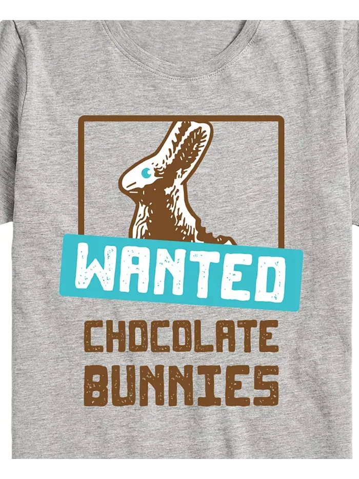 Футболка для мальчиков с пасхальным принтом "Wanted Chocolate Bunnies" Hybrid — изображение 3 из 3, серый