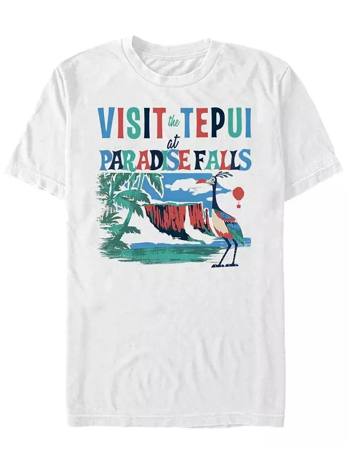 Disney Pixar Men's Up Visit Tepui at Paradise Falls, футболка с коротким рукавом Fifth Sun — изображение 1 из 1, белый