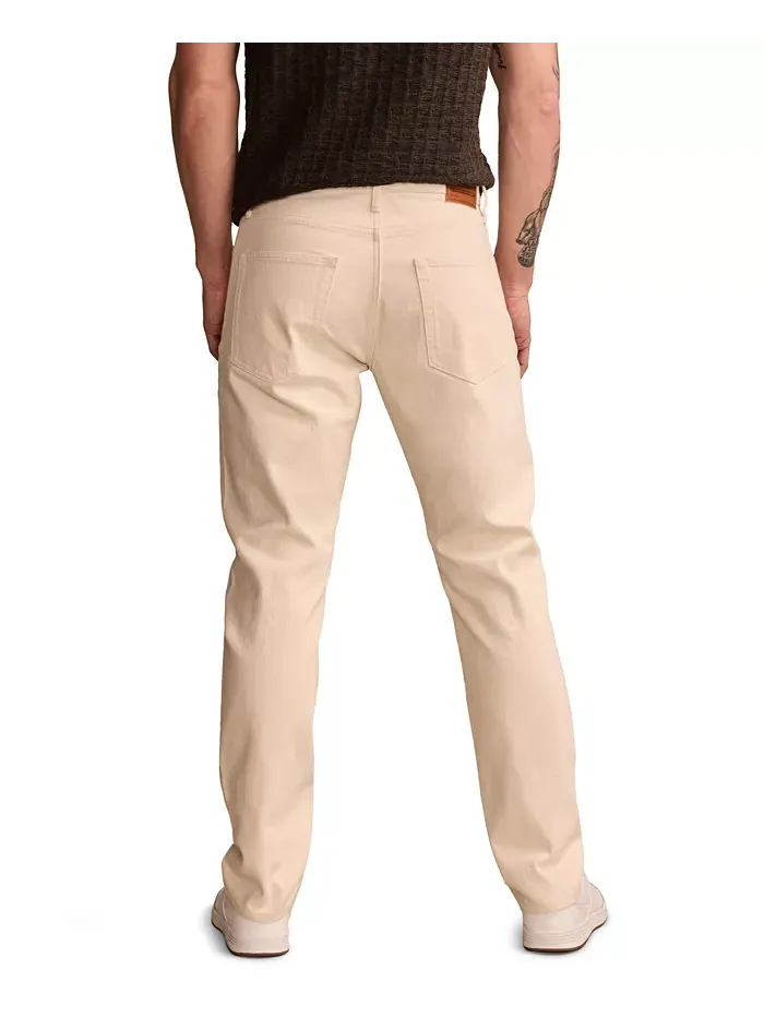 Мужские джинсы 410 Athletic Straight Lucky Brand — изображение 3 из 3, слоновая кость/кремовый