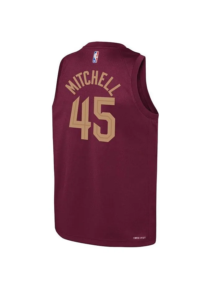 Джерси Big Boys and Girls Donovan Mitchell Wine Cleveland Cavaliers 2022/23 Swingman — Icon Edition — изображение 2 из 2