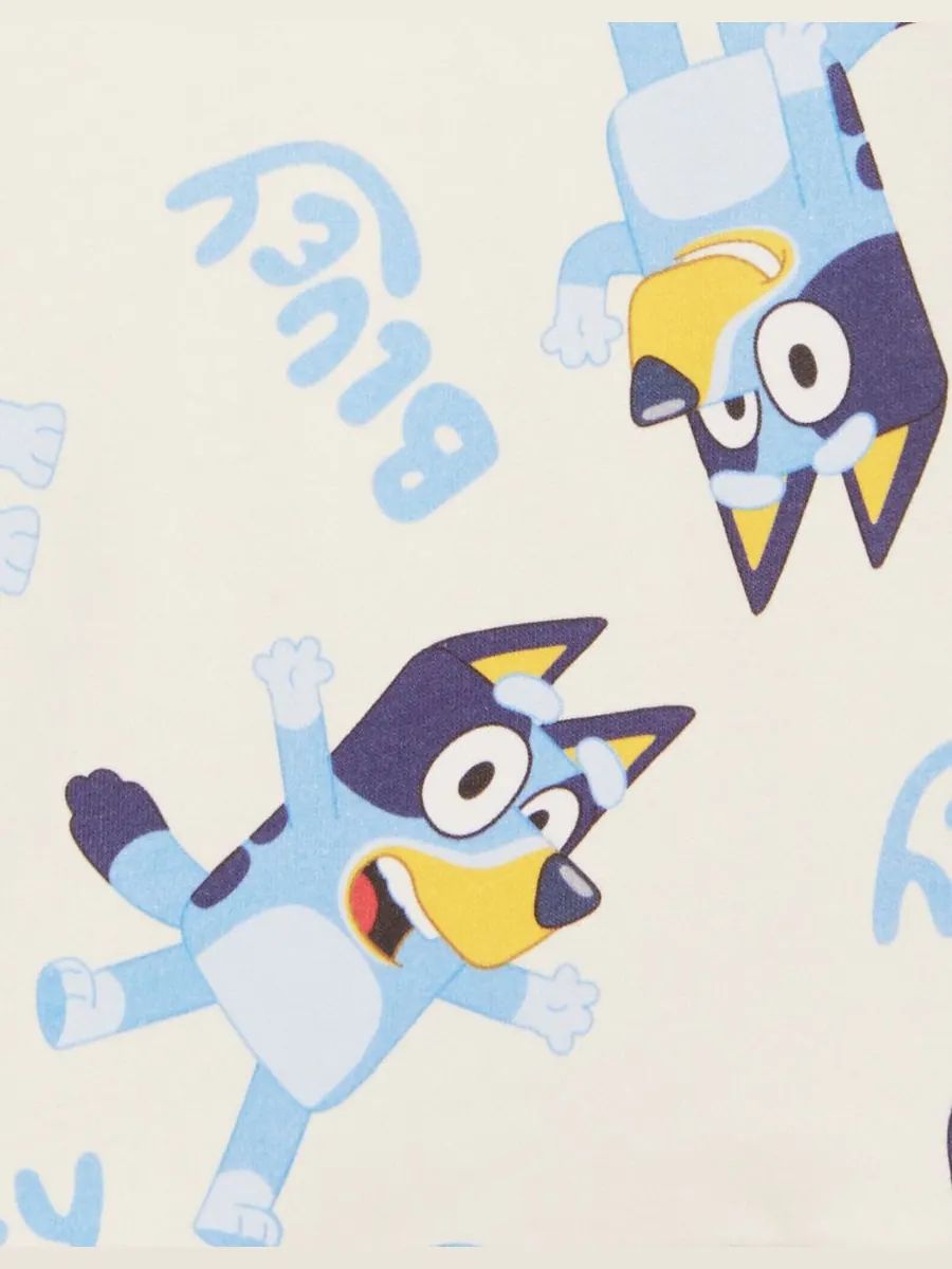Флисовое платье для девочек Bluey — изображение 6 из 6, белый