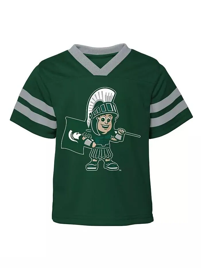 Комплект из двух предметов: майка и штаны Michigan State Spartans Red Zone для мальчиков и девочек — изображение 3 из 4