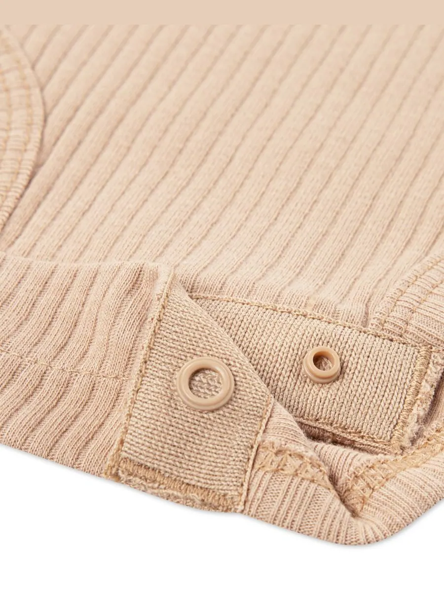 Комплект из 3 боди с короткими рукавами для мальчиков Huggies — изображение 5 из 10, белый/синий/бежевый