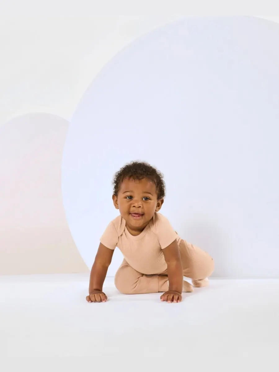 Комплект из 3 боди с короткими рукавами для мальчиков Huggies — изображение 10 из 10, белый/синий/бежевый