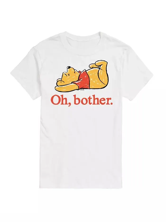 Мужская футболка с коротким рукавом Hybrid Apparel Winnie the Pooh AIRWAVES — изображение 1 из 3, белый