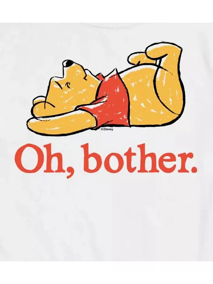 Мужская футболка с коротким рукавом Hybrid Apparel Winnie the Pooh AIRWAVES — изображение 3 из 3, белый