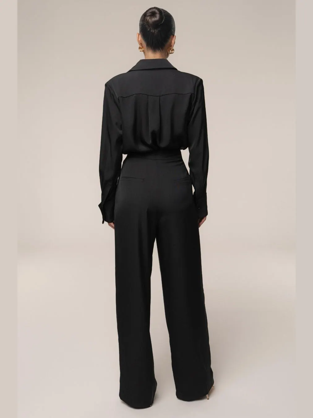 Женские брюки-кэндис JLUXLABEL — изображение 4 из 6, черный