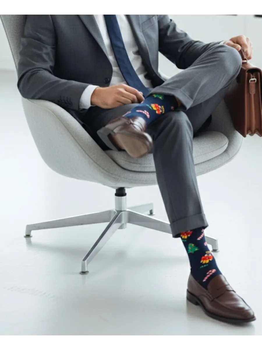 Мужские носки Noel Love Sock Company — изображение 2 из 3, темно-синий