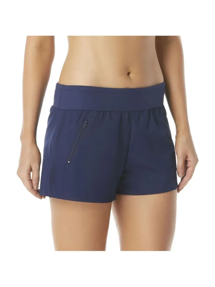 Женские пляжные шорты April Stretch Woven Beach Short Beach House — изображение 1 из 2, синий
