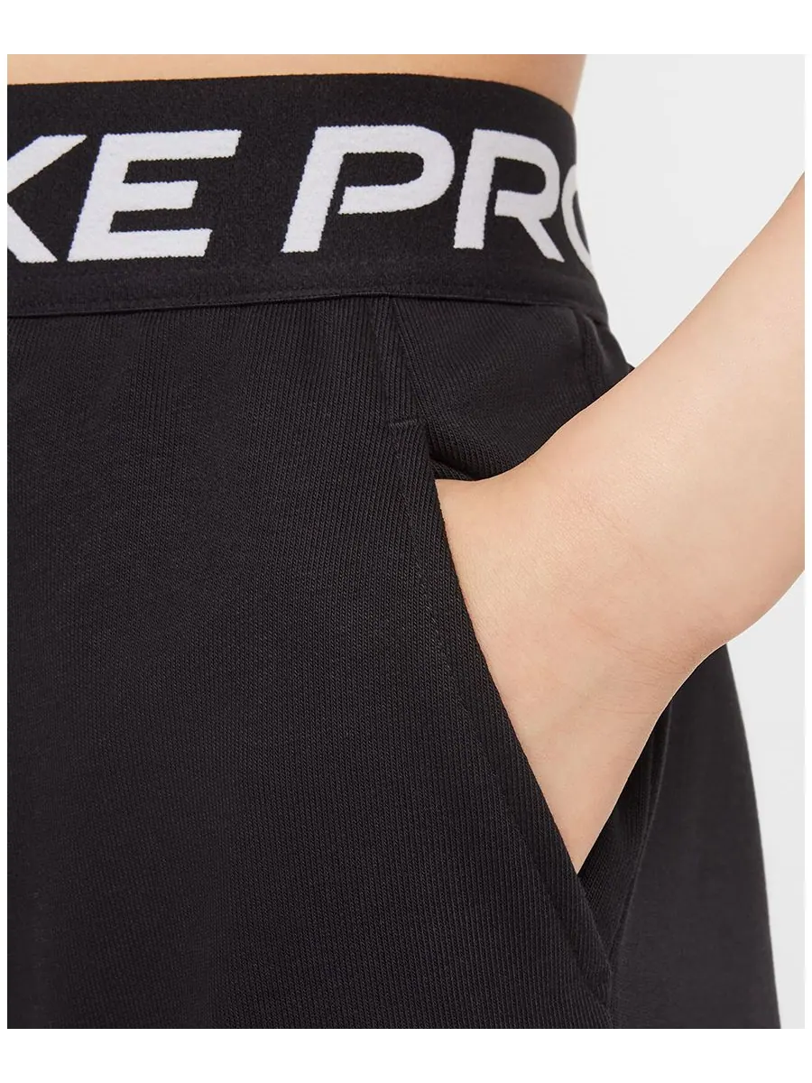 Детские флисовые спортивные брюки Dri-FIT для девочек 7-16 лет Nike — изображение 3 из 4, черный