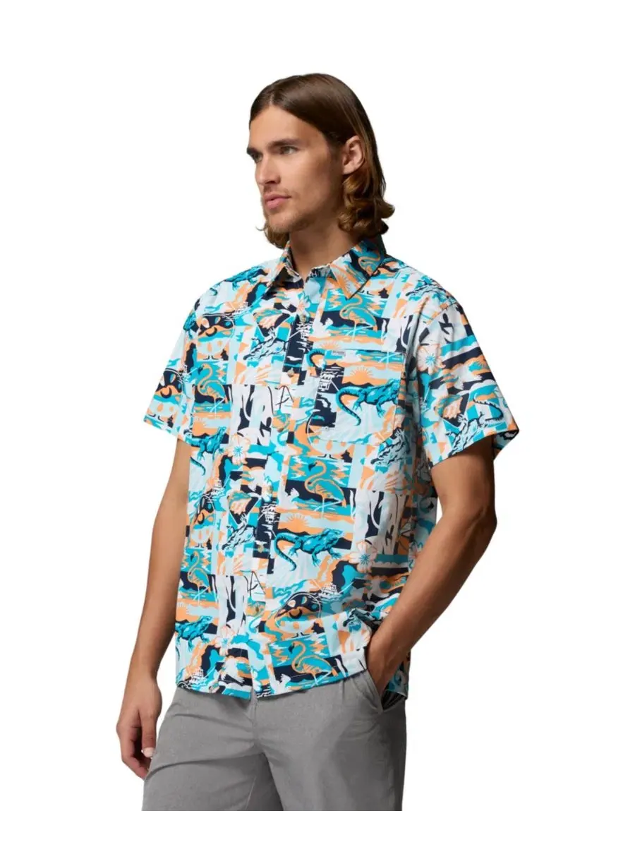 Мужская футболка с коротким рукавом Trollers Best Columbia, Bright Nectar Saltwaters — изображение 3 из 6