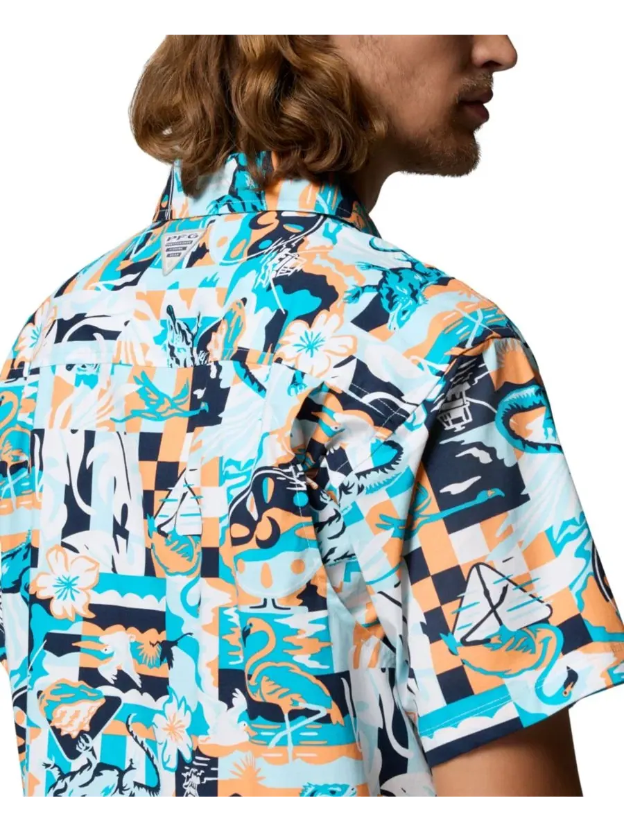 Мужская футболка с коротким рукавом Trollers Best Columbia, Bright Nectar Saltwaters — изображение 5 из 6