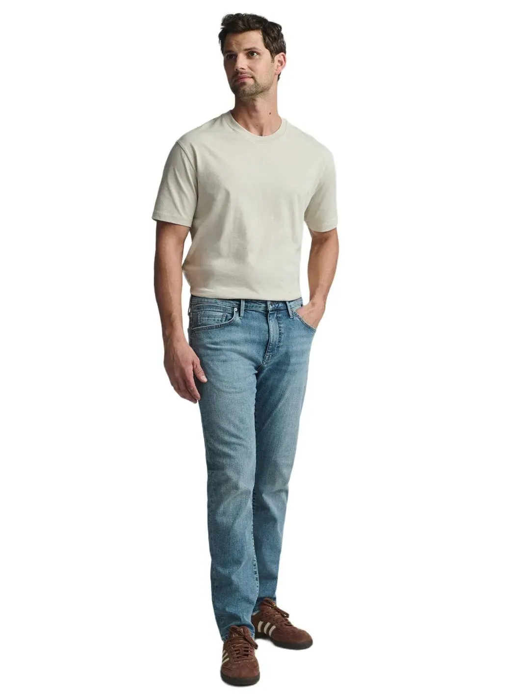 Мужские брюки Jake Slim Leg — изображение 1 из 6, светлый синий