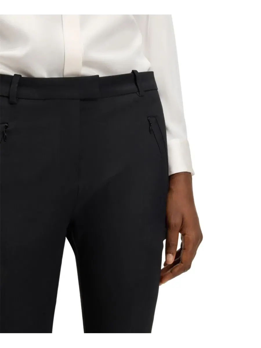 Укороченные брюки-клеш для женщин BOSS by Hugo Boss — изображение 5 из 5, черный