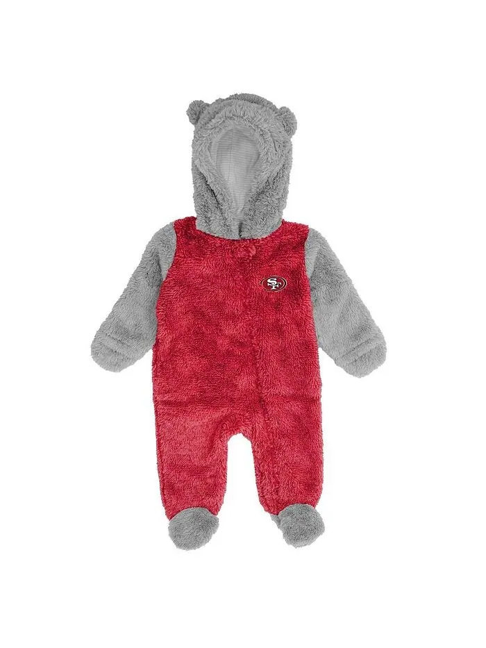 Комбинезон Cardinal Arizona Cardinals Game Nap Teddy флисовый с молнией во всю длину для — изображение 2 из 2, красный