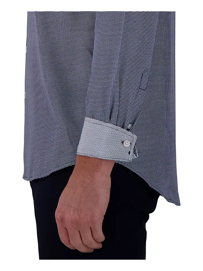 Мужская рубашка Slim-Fit в клетку Report Collection — изображение 3 из 6, синий
