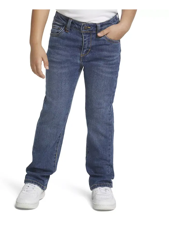 Джинсы классического покроя bootcut для девочек 4-6X Levi'S — изображение 1 из 10, синий