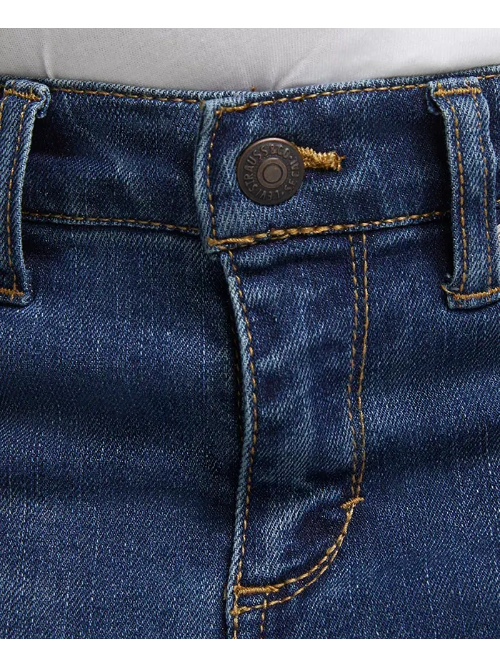 Джинсы классического покроя bootcut для девочек 4-6X Levi'S — изображение 3 из 10, синий