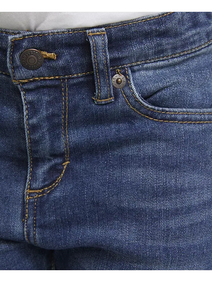 Джинсы классического покроя bootcut для девочек 4-6X Levi'S — изображение 4 из 10, синий