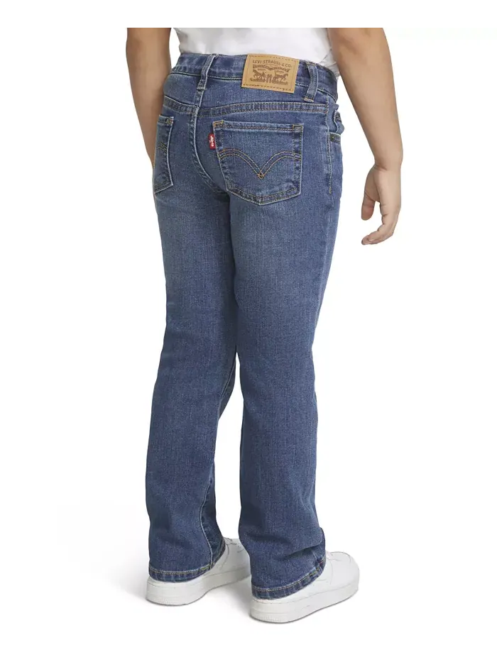 Джинсы классического покроя bootcut для девочек 4-6X Levi'S — изображение 7 из 10, синий