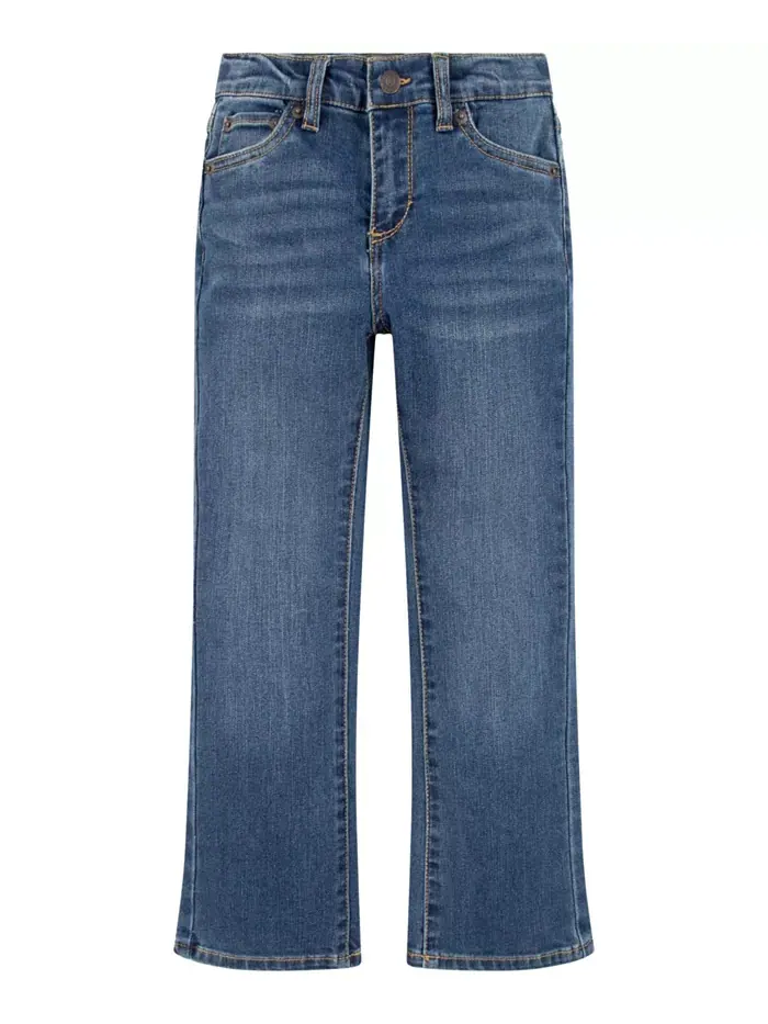 Джинсы классического покроя bootcut для девочек 4-6X Levi'S — изображение 9 из 10, синий