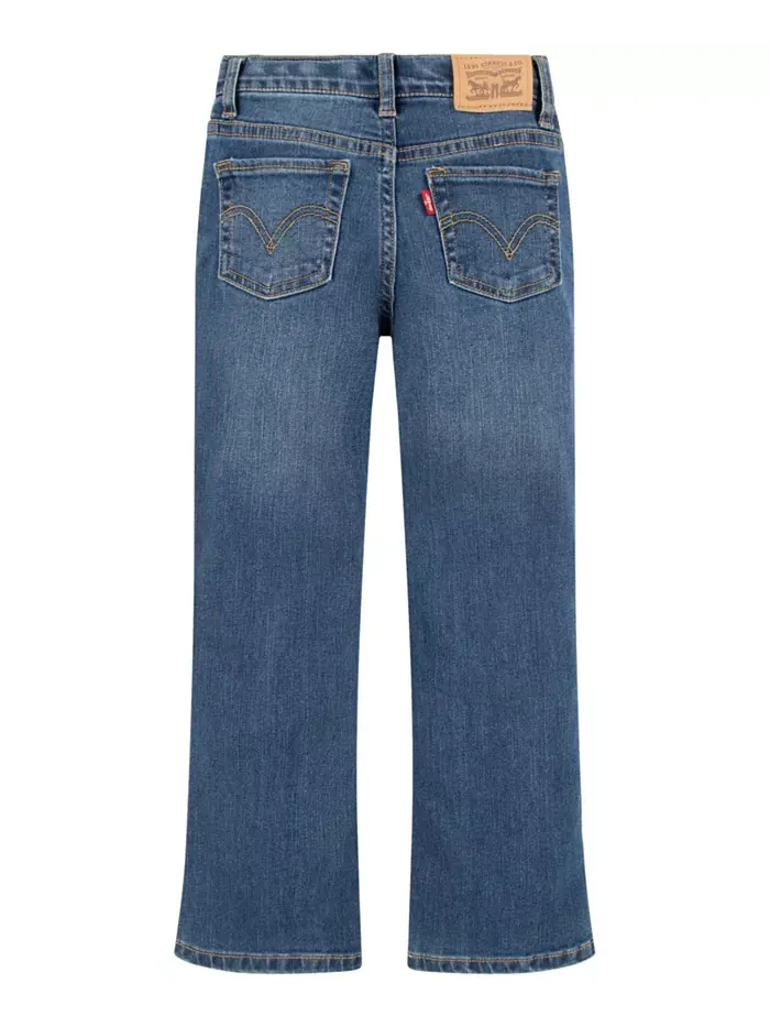 Джинсы классического покроя bootcut для девочек 4-6X Levi'S — изображение 10 из 10, синий