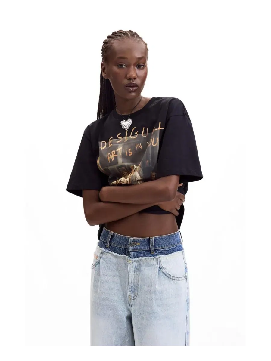 Футболка с принтом Desigual