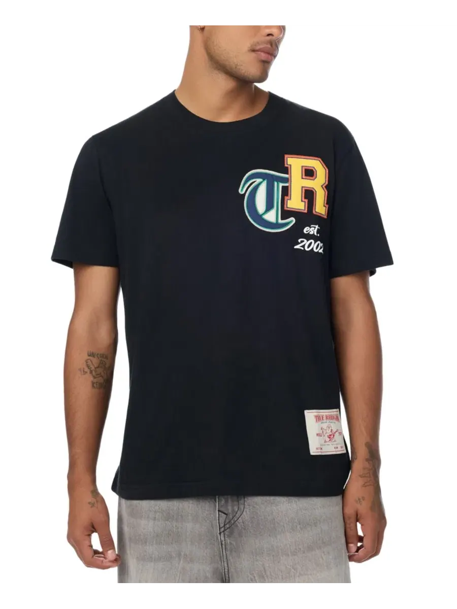 Футболка с аппликацией Collegiate True Religion — изображение 2 из 3, черный