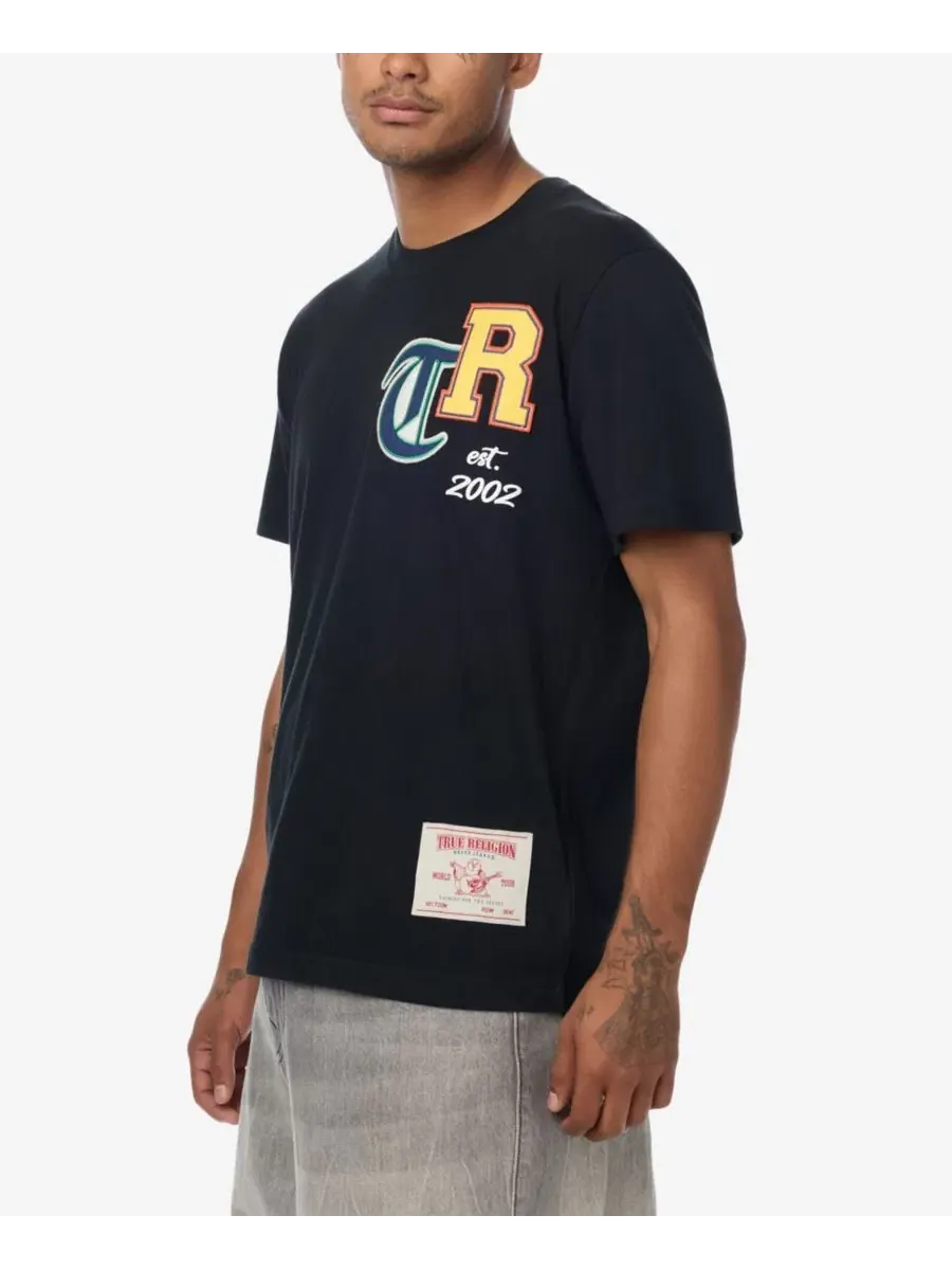Футболка с аппликацией Collegiate True Religion — изображение 3 из 3, черный