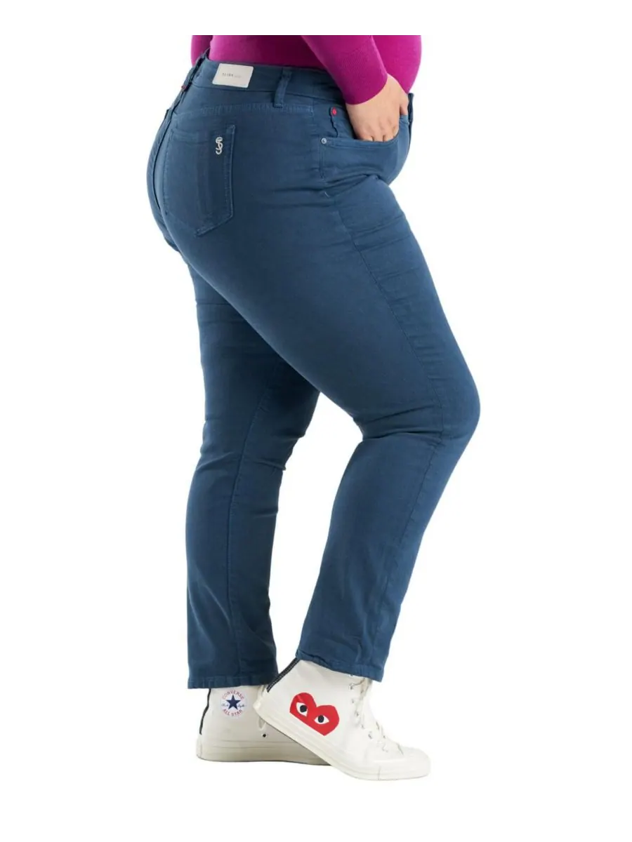 Современные женские джинсы SLINK Jeans — изображение 3 из 3, голубой
