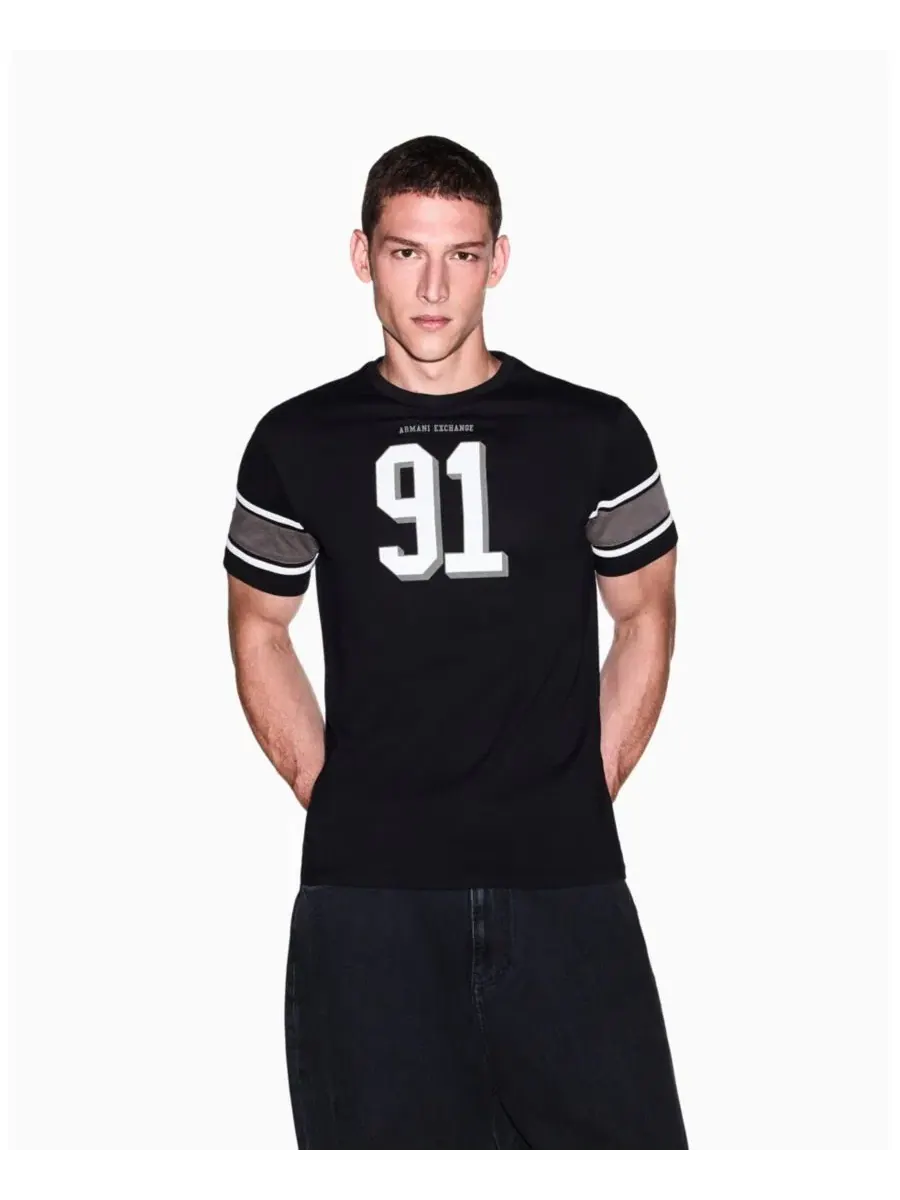 Футболка с коротким рукавом Arm Band 91 A|X Armani Exchange — изображение 2 из 8, черный