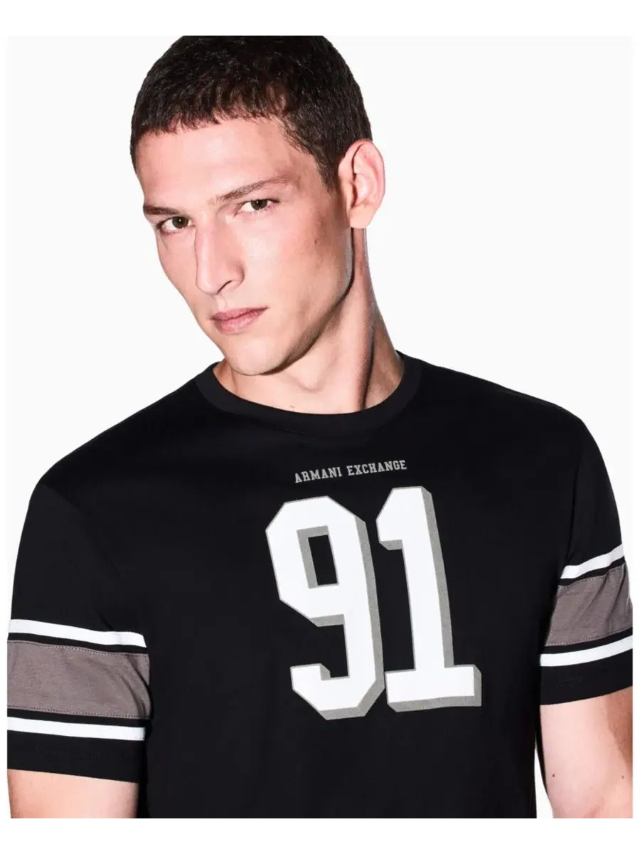 Футболка с коротким рукавом Arm Band 91 A|X Armani Exchange — изображение 8 из 8, черный