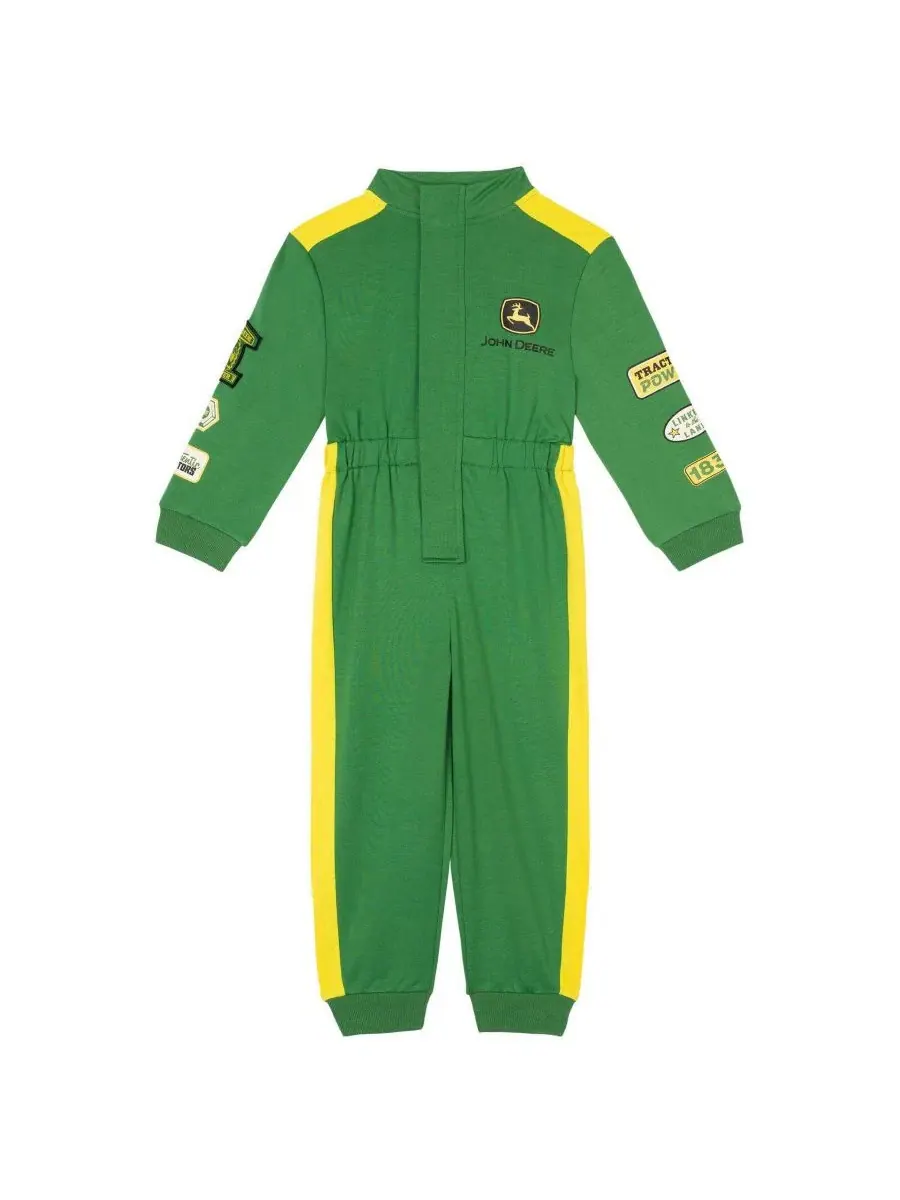 Комбинезон John Deere Racing Coverall — изображение 1 из 3, зеленый желтый