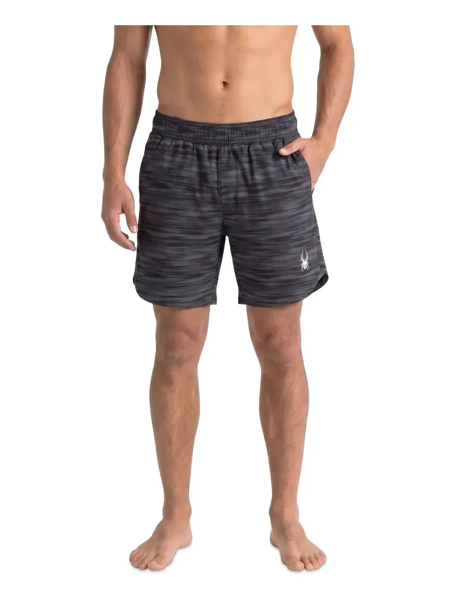 Плавки с джутовым принтом Scallop 7.5" Volley Spyder — черный