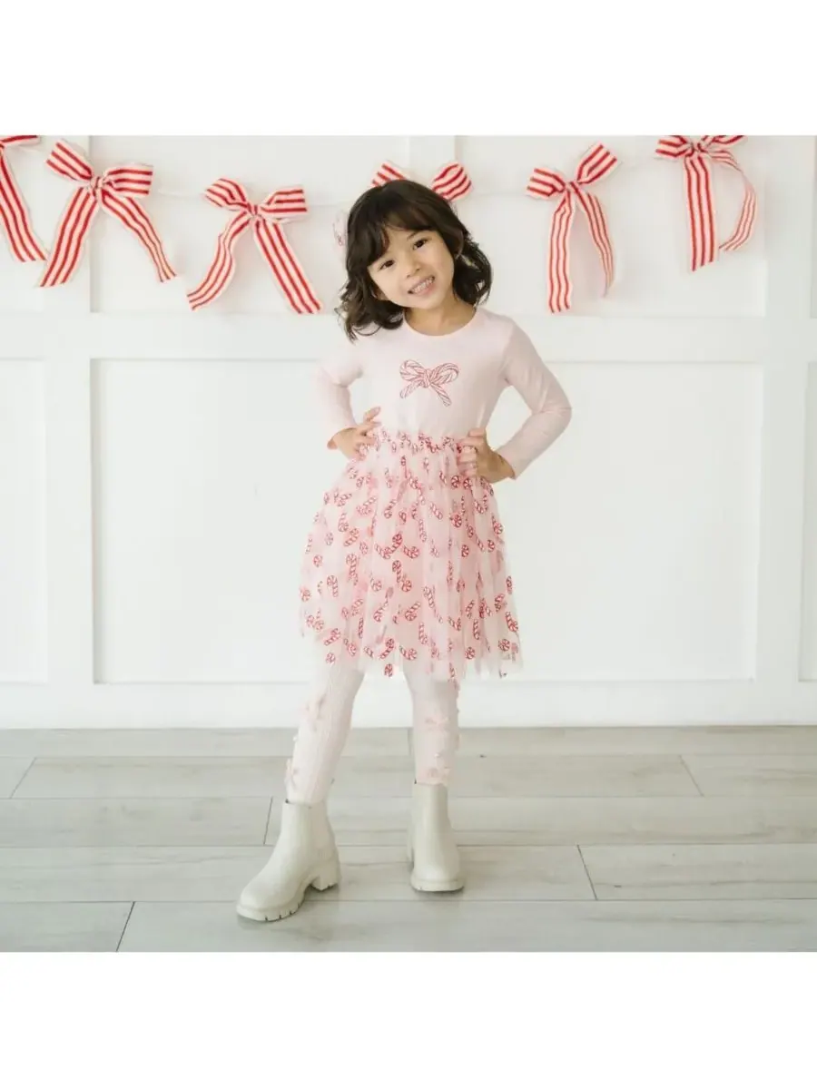 Колготки кокетливые с блестками для маленьких и больших девочек Sweet Wink — изображение 2 из 7, розовый