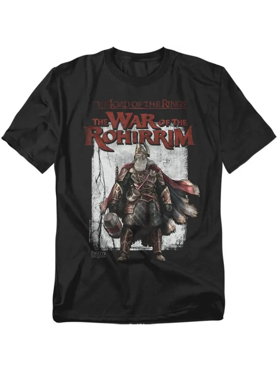 Футболка с принтом War Of The Rohirrim Helm Hammerhand Lord Of The Rings — изображение 1 из 3, черный