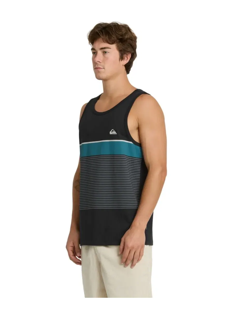 Футболка мужская с принтом Tijuana Striped Quiksilver — изображение 3 из 5, черный