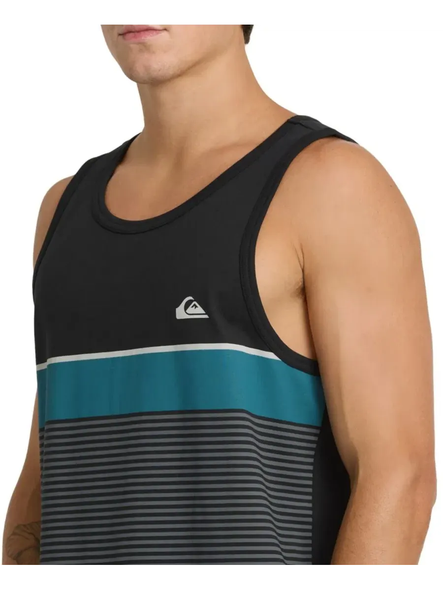 Футболка мужская с принтом Tijuana Striped Quiksilver — изображение 4 из 5, черный